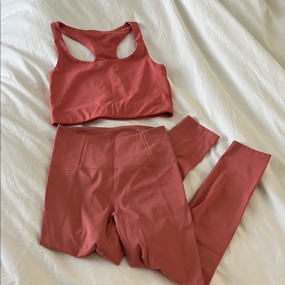 Girlfriend Collective Coral Activewear Set